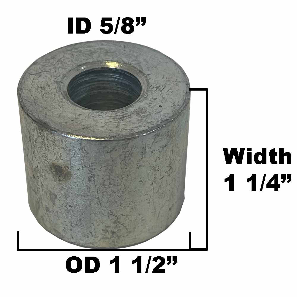Parts 4 Outdoor Bottom Spindle Spacer OD 1 1/2" ID 5/8" Depth 1 1/4" for Scag 43590