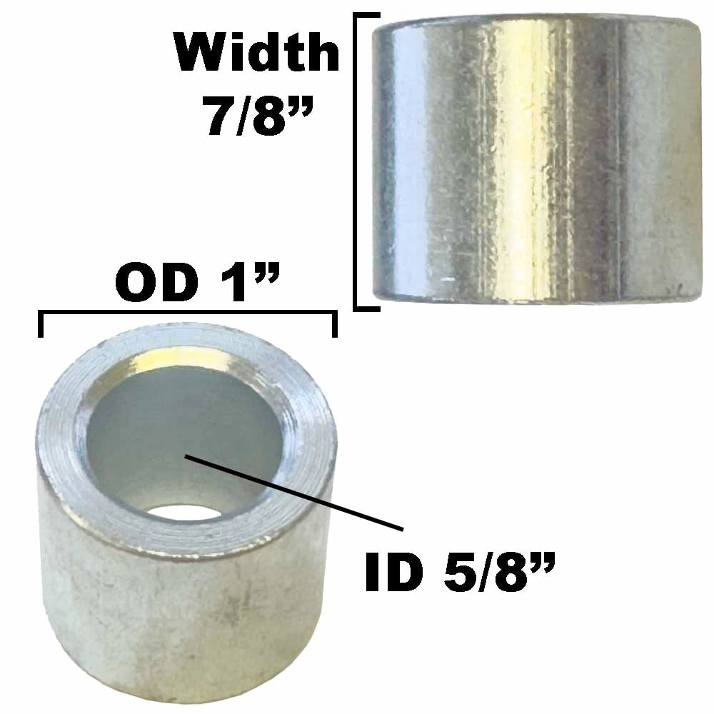 Parts 4 Outdoor Spacer OD 1" ID 5/8" Depth 7/8" for Toro Exmark 98-7913