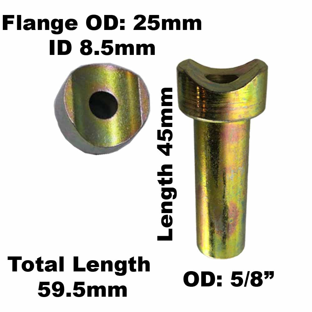 Parts 4 Outdoor Flanged Bushing for John Deere M111490 Curved L 45mm OD 5/8" ID 8.5mm