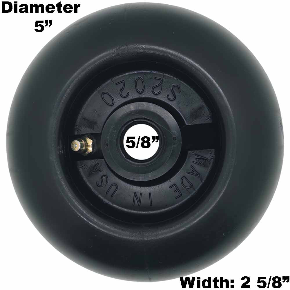 5"x2 5/8" Deck Wheel with grease fitting for Cub Cadet MTD 634-3159