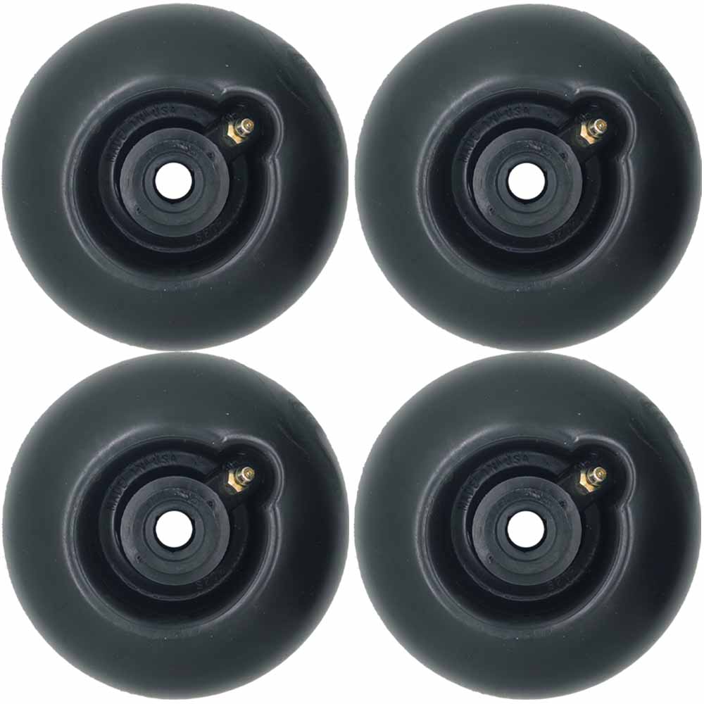 Deck Wheels with grease fitting for Spartan 422-0001-00 422-0061-00 5"x 3 5/8" Bore: 1/2"