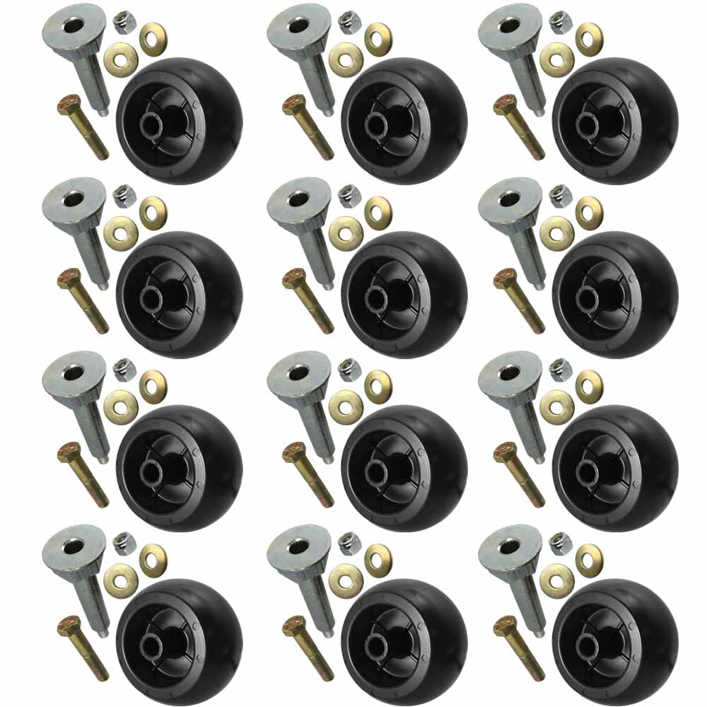 12Pk Exmark Deck Wheel Kit for Lazer Z, Turf Tracer, 103-7263 109-2098 116-9981