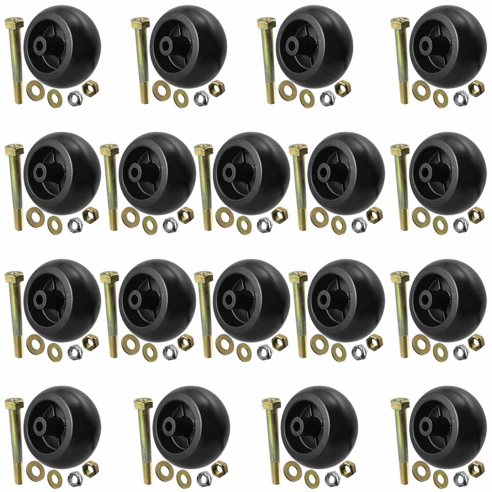 18Pk Mower Deck Wheels and Hardware Kit for Hustler Raptor SD Super Sport FasTrak SD 788166 781567