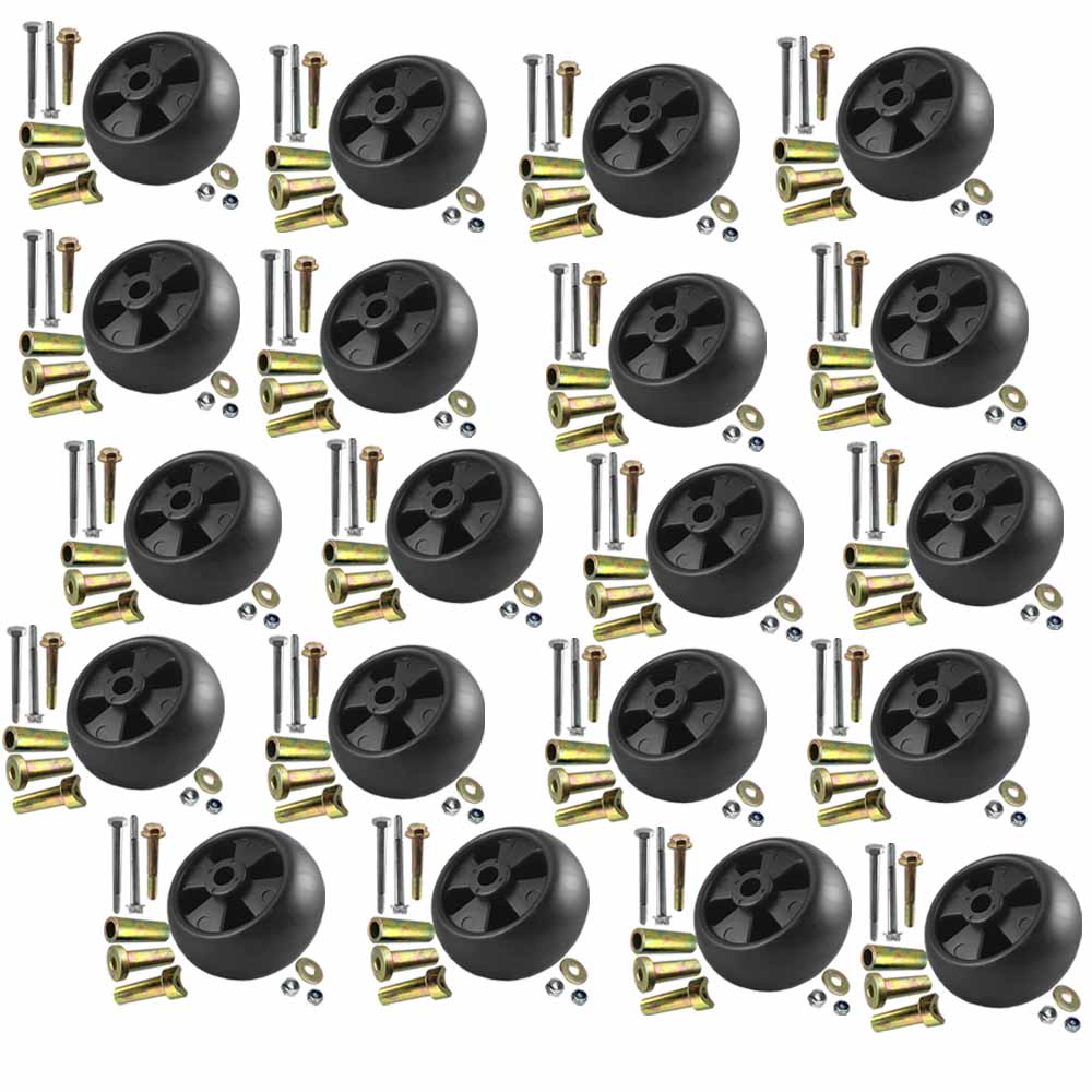 20Pk Deck Wheel 9Pc Kit for John Deere AM133602 AM116299 M111489 GX355 X320 LT180