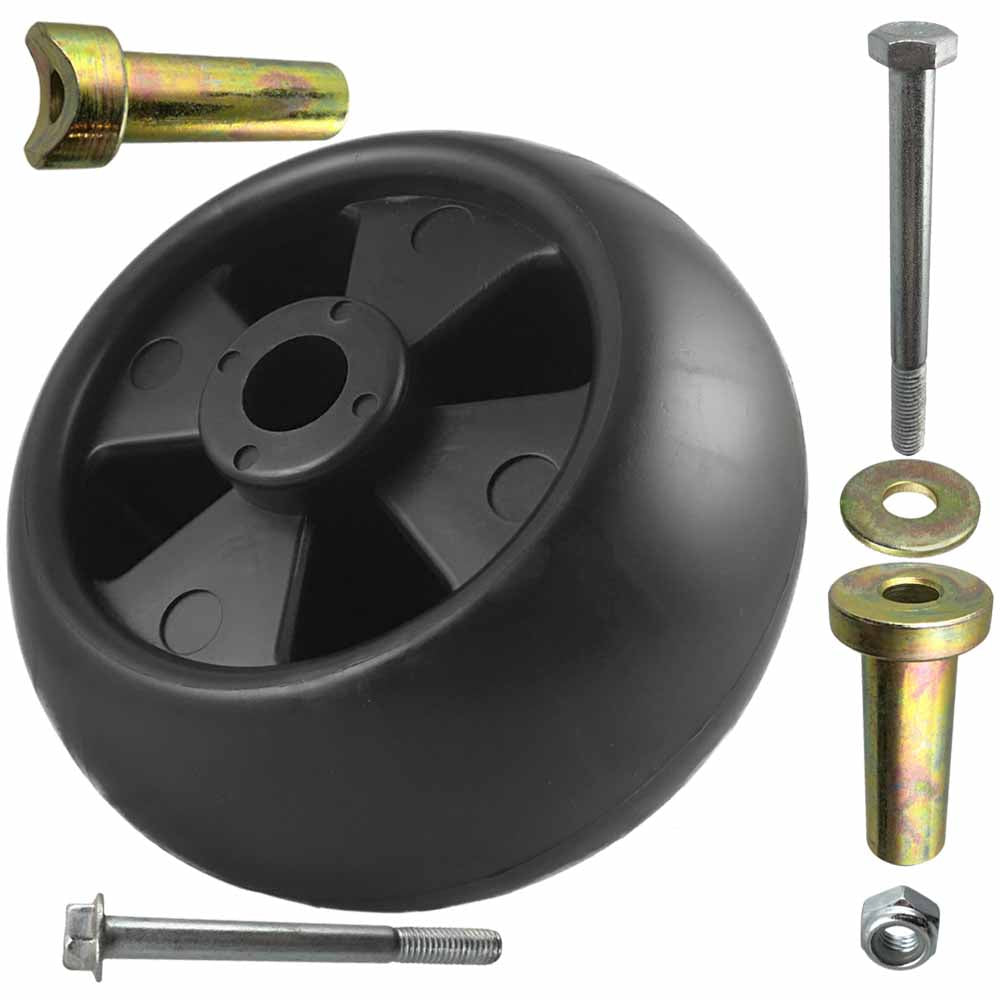 Lawn Mower Deck Wheel with 6Pc Hardware Kit for John Deere AM133602 AM ...